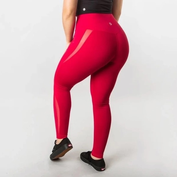 Buffbunny Queen B Leggings with Mesh Detail - Picture 3 of 14